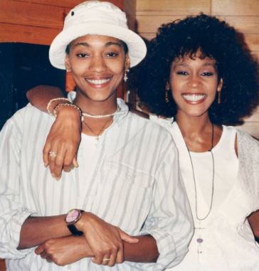 Lisa Hintelmann spouse Robyn Crawford with Whitney Houston